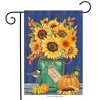 Fall Mason Jar Sunflowers Garden Flag 18" x 12.5" Briarwood Lane - 2 of 4