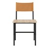 2pk Boulevard Café Dining Chairs Metal and Faux Leather - Sauder - 2 of 4