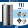 Metal Storage Cabinet with 2 Doors, 72’’ Tall Lockers for Employees Students with Shelves, Metal Storage Steel Locker for Office Gym Warehouse - 2 of 4