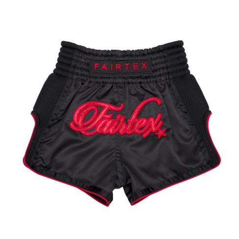 Fairtex Kids Muay Thai Boxing Shorts - BSK2104 "Midnight Red" - image 1 of 4