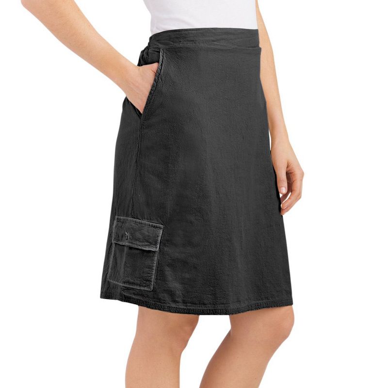 Collections Etc Cargo Skort With Elasticized Waist, 1 of 4