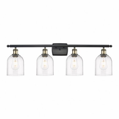 Bella - 4 Light Bath Vanity In Industrial Style-10.5 Inches Tall and 35.5 Inches Wide