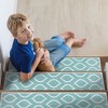 SussexHome Drop Design Cotton Anti-Slip Stair Treads, 9” X 28“ - 3 of 4
