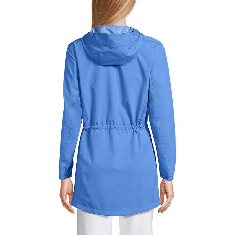Lands' End Women's Waterproof Hooded Packable Raincoat, 2 of 8