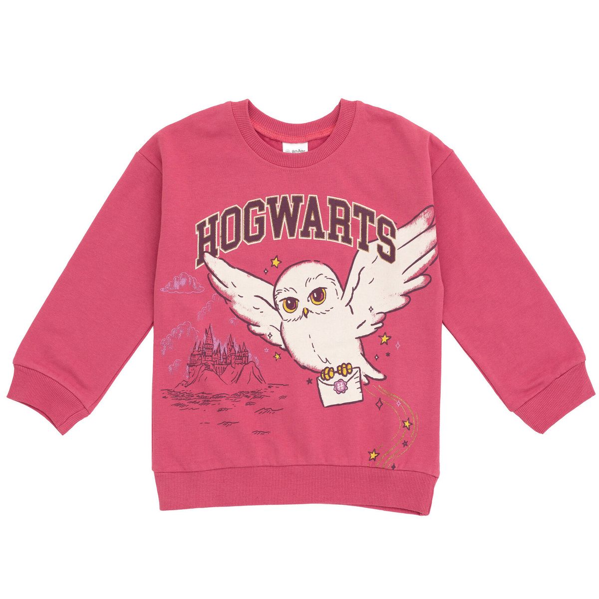 Harry Potter Hedwig Owl Girls Fleece Sweatshirt and Pleated Skirt Little Kid to Big Kid - thumbnail 4