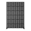 PexFix 72 in. x 47 in. Outdoor Metal Privacy Screen Garden Fence in Bricks Pattern - 3 of 4