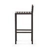 Milos Outdoor Acacia Wood Barstool (Set of 2) - 2 of 4