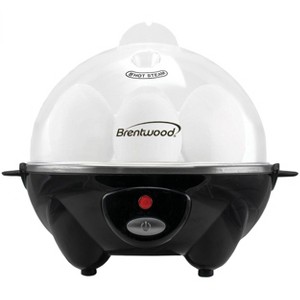 Brentwood Electric 7 Egg Cooker in Black - 1 of 4