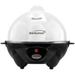 Brentwood Electric 7 Egg Cooker in Black