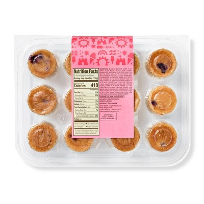 Mixed Berry Lemonade Mini Muffins - 11.9oz/12ct - Favorite Day™
