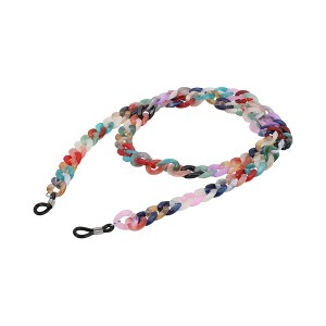 Unique Bargains Christmas Dopamine Color Pattern Eyeglass Chain 27.56" L 1 Pc - 1 of 4