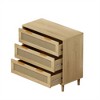 SKRAN Rattan and Rope Woven Storage Cabinets with Multiple Drawers for Bedroom, Living Room, Dining Room, and Hallways - 4 of 4