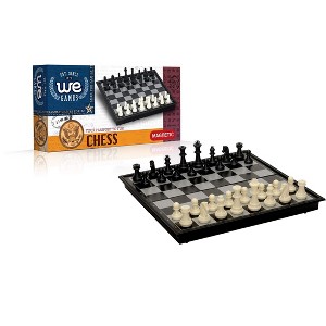 WE Games Travel Magnetic Folding Chess Set - 1 of 4