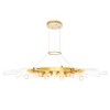 CWI Lighting Collar 21 Light Chandelier With Satin Gold Finish - 2 of 4