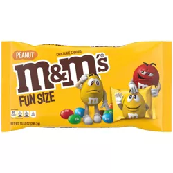 M&M's Peanut Fun Size Chocolate Candies - 10.57oz