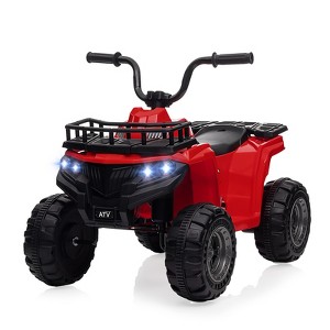 Garvee 12V Kids Electric Ride On Car, 4-Wheeler Quad ATV Play Car with 1.8MPH Max Speed, Treaded Tires, Push-Button Accelerator - 1 of 4