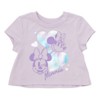 Disney Metallic Print T-Shirt and Mesh Tulle Skirt Outfit Set - 2 of 4