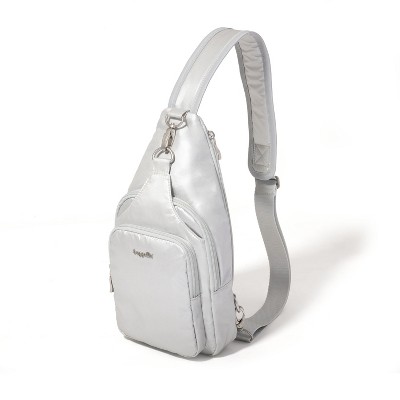 Baggallini Women's Central Park Sling Bag - Silver Metallic — фото 2