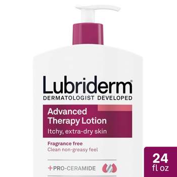 Lubriderm Advanced Therapy Lotion For Extra Dry Skin, Fragrance-Free, 24oz