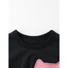 MyKids-Usa Cat Face Cartoon Pattern Girls T-Shirt In European And American Style For Summer - 3 of 4