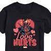 Men's - Marvel - Valentine's Day Love Hurts Short Sleeve Graphic T-Shirt - 2 of 4