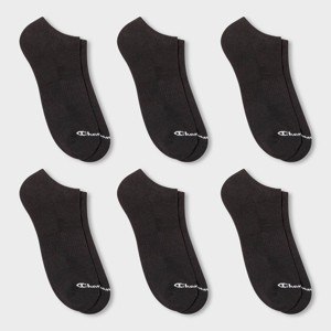 Champion Iconic Essentials Men's 6pk Cushion Low Cut Socks - 6-12 - 1 of 3