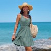 Women's Breezy Crochet Lace Tiered Beach Cover Up Dress - Cupshe - 2 of 4