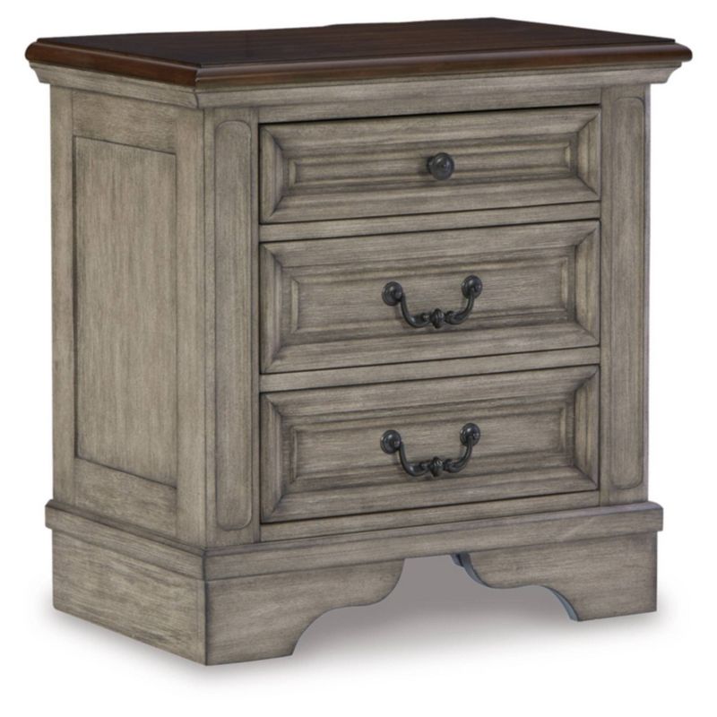 Lodenbay Nightstand Black/Gray - Signature Design by Ashley, 1 of 9