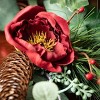 Artificial Eucalyptus And Rose Stem Multicolor 15"H - 2 of 2