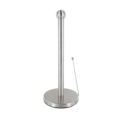 Jumbo Paper Towel Holder With Adjustable Spring Arm In Stainless Steel For  Kitchen Or Bathroom - Homeitusa : Target