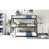 Twin XL/Full XL/Queen Bunk Bed with Long and Short Ladder and Full-Length Guardrails - 3 of 4