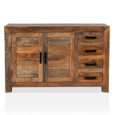 Quinto 4 Drawer Buffet Server Natural Rustic - HOMES: Inside + Out