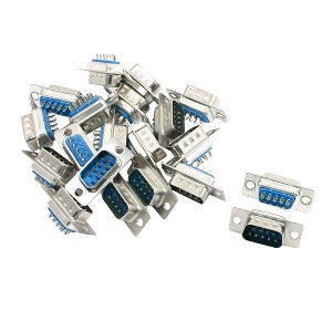 Unique Bargains Gold Plated Joints DB9 RS232 Serial Connector Adapter Converter 20 Pcs - 1 of 4