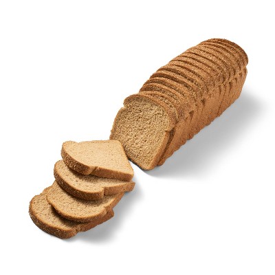 100% Whole Wheat Sandwich Bread - 24oz - Market Pantry™