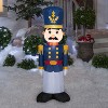 Gemmy Christmas Inflatable Toy Soldier, 4 ft Tall, Multi - 2 of 4