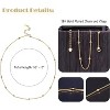 18K Gold Plated Paperclip Choker with Freshwater Cultured Pearl Pendant, Dainty Satellite Chain Necklace - 4 of 4