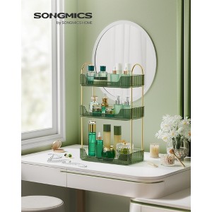 3-Tier Skincare Organizer with 2 Accessory Options, Adjustable Makeup and Jewelry Holder for Vanity Countertop - 1 of 4