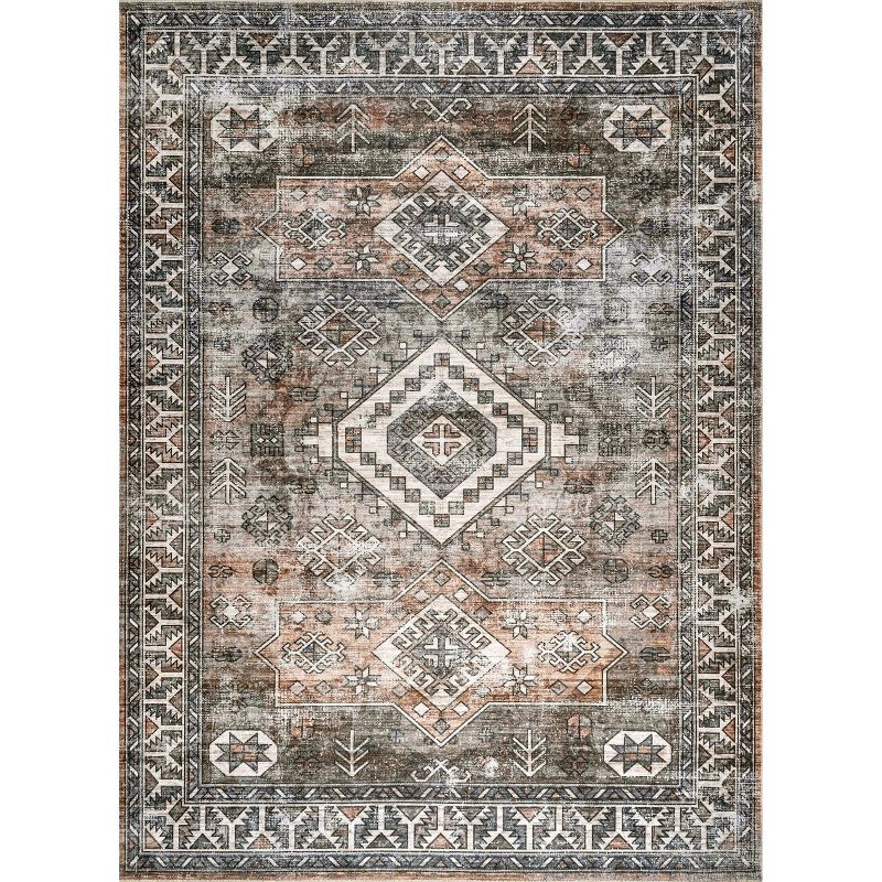 nuLOOM Bowie Machine Washable Pattern Area Rug, 1 of 11