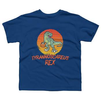 Boy's Design By Humans Tyrannoscareus Rex Funny Dinosaur Halloween Costume By rawresh6 T-Shirt