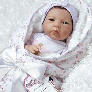 Paradise Galleries Reborn Baby Doll in Lifelike Flextouch Silicone Vinyl Baby Bundles: Spoiled, 19 inch, 7-Piece Ensemble - 1 of 4