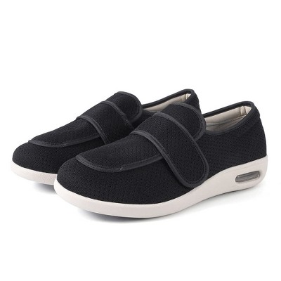 Women's Easy On/Off Velcro Walking Shoes Extra Wide Widths Diabetic Shoes