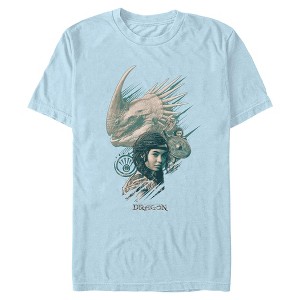 Mens How to Train Your Dragon Astrid And Stormfly Portrait T Shirt - 1 of 4