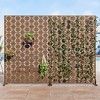 MAYEERTY 72.05x47.24in Foldable Brown Galvanized Steel Partition Screen (6 Panels) - 2 of 4