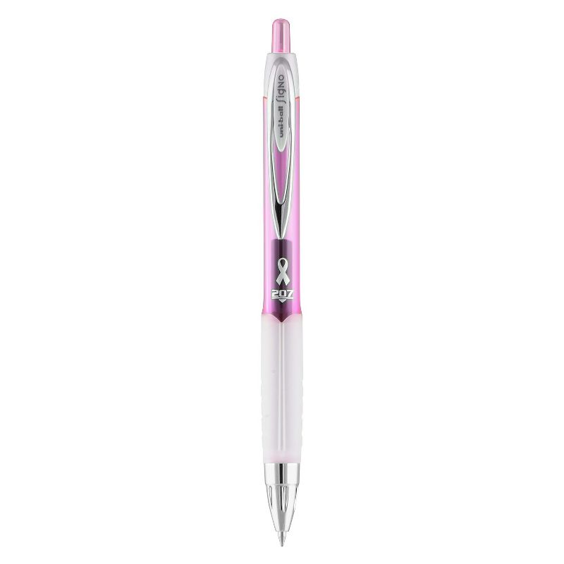 uni-ball 207 Pink Ribbon RT Retractable Gel Pens Medium Point 751774, 3 of 10
