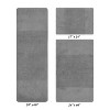 Granada 3 Piece Bath Rug Set 100% Premium Cotton Tufted Non-Slip Backing Bathmats for Bathroom, Super Soft Absorbent, Machine Washable - 2 of 4