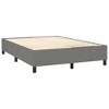 vidaXL Double Bed Frame in Dark Gray 53.9"x74.8" | Comfy Fabric Wrapped Box Spring Bed Frame | Engineered Wood and Plywood - 3 of 4