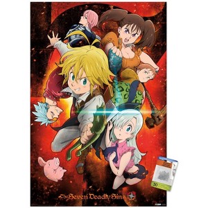 Trends International The Seven Deadly Sins - Characters Unframed Wall Poster Prints - 1 of 4