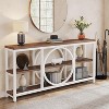 Tribesigns 70.9 inches 3-Tier Extra Long Console Table - 2 of 4
