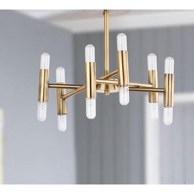 Radiant Gold Sputnik Inspired 16'' Contemporary Flush Mount Chandelier