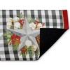 Stupell Industries Gingham & Floral Star Shape Printed Outdoor Door Mat, design by Nicole Tamarin, 18"x30" - 2 of 4